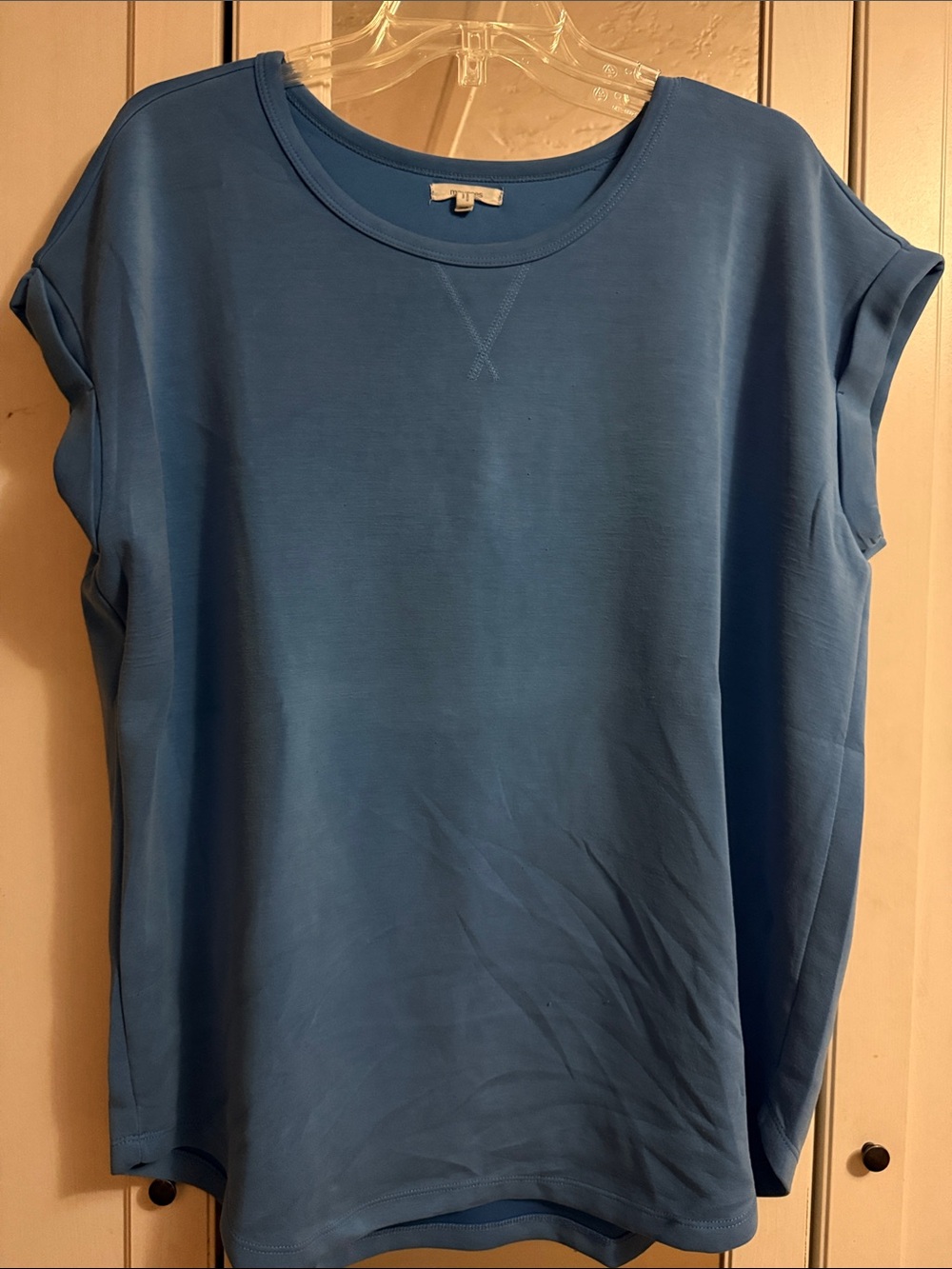 Maurices Short-Sleeve Relaxed Tee in Slate Blue
